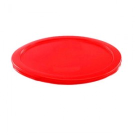Tapa de polietileno, color roja para recipiete redondo de 12 y 18 qt.TAPERE-1218R CALEDONIA