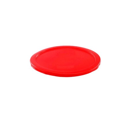 Tapa de polietileno, color roja para recipiete redondo de 12 y 18 qt.TAPERE-1218R CALEDONIA