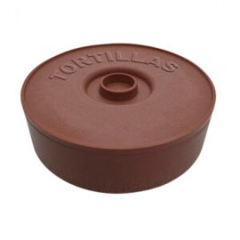 Tortillera de polipropileno, color café, 21 cm de diámetro.TORTI-21 CALEDONIA