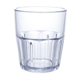 Vaso de plástico estireno, transparente de 9 oz.VATRA-9 CALEDONIA