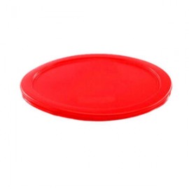 Tapa de polietileno, color roja para recipiete redondo de 6 y 8 qt.TAPERE-68R CALEDONIA