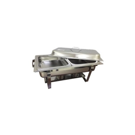 Chafing dish de 9 lts. con 2 insertos medios 431- MIGSA