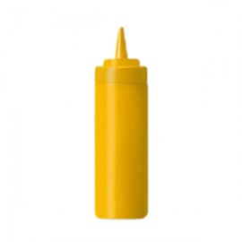 Recipiente para aderezo de polietileno, color amarillo 8 oz.RECAD-8A CALEDONIA