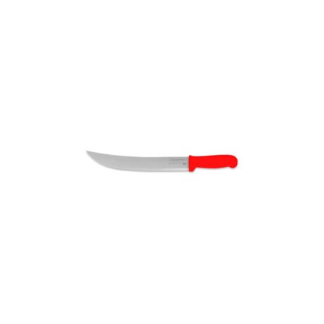 Cuchillo Bistecero Curvo 10” Color Rojo CABIC-10R RHINO