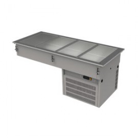 Mesa fría con tina refrigerada para 4 enteros DRFB-411-CU EDENOX